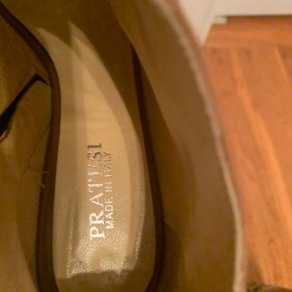 Genuine Italian leather block heel shoes - Picture 6 of 6